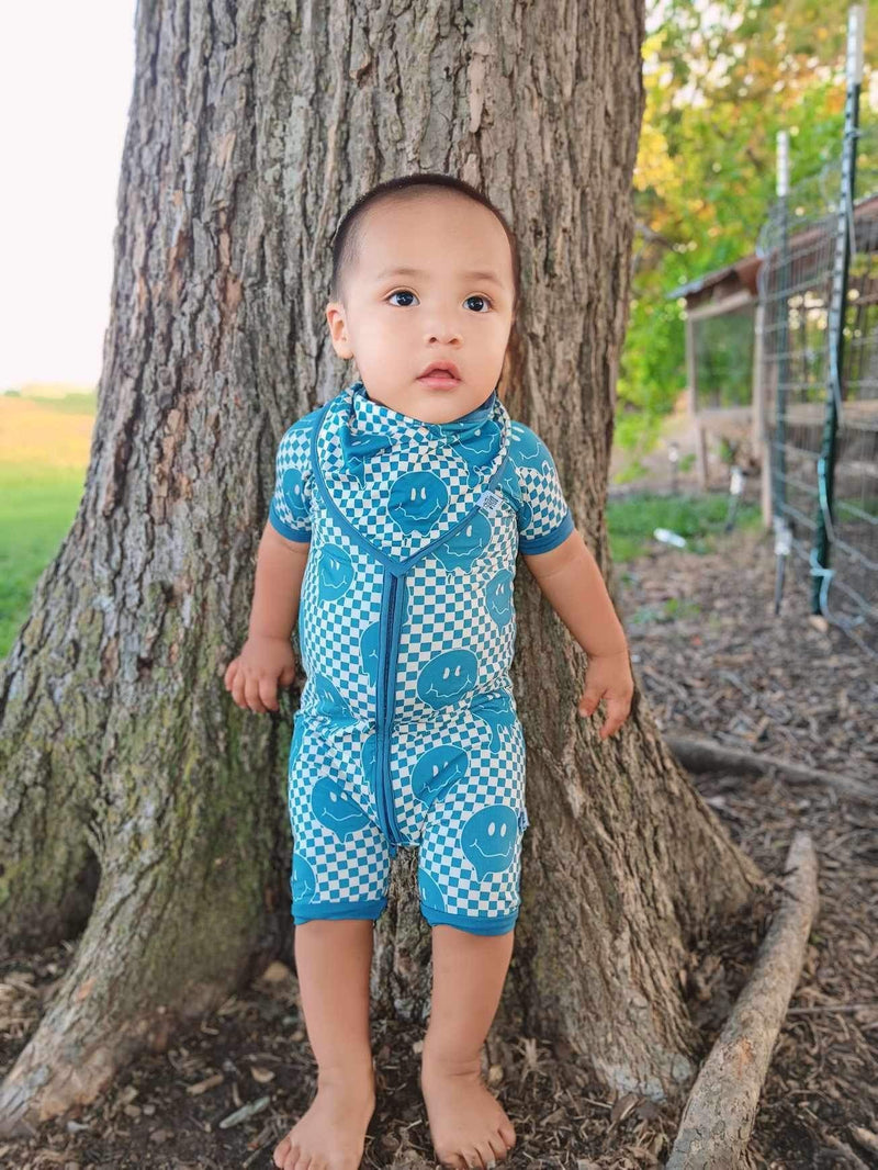 Stay Trippy Bamboo Shortie Romper