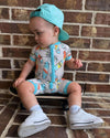 Skater Boy Bamboo Shortie Romper
