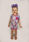 Let’s Go Girls Bamboo Short Set