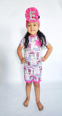 Let’s Go Girls Bamboo Short Set