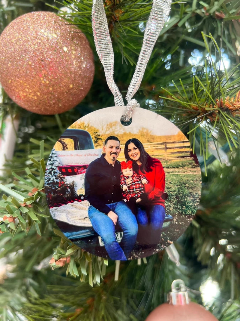 Custom Photo Ornament