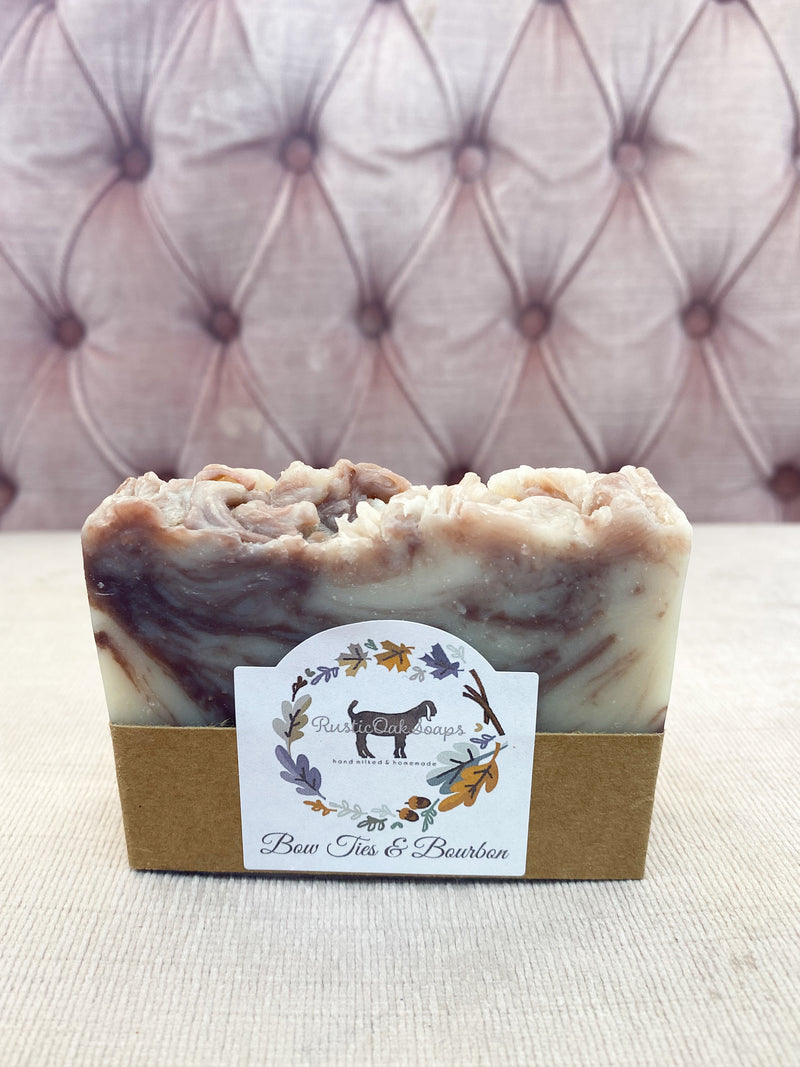 Bow Ties and Bourbon Goat Milk Soap