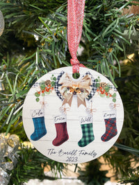 Family Stockings Ornament