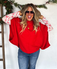 Red Ribbon Bows Mesh Top | PRE ORDER Arrives End Of Oct