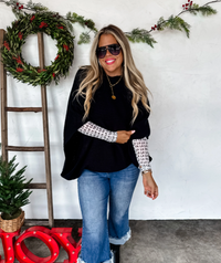 Black Poncho Sweater | PRE ORDER Arrives End Of October