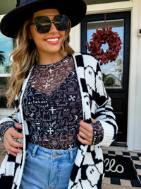 Halloween Mesh Top