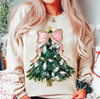 Christmas Tree Bow Graphic Tee | Build Your Own Tshirt Bar