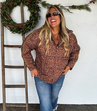 Cheetah Puffer Pullover | PRE ORDER Arrives End Of Nov