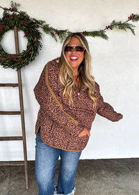 Cheetah Puffer Pullover | PRE ORDER Arrives End Of Nov