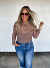Cheetah Mesh Top | PRE ORDER Arrives End Of Nov