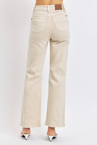 Judy Blue Full Size High Waist Distressed Wide Leg Jeans ONLINE EXCLUSIVE