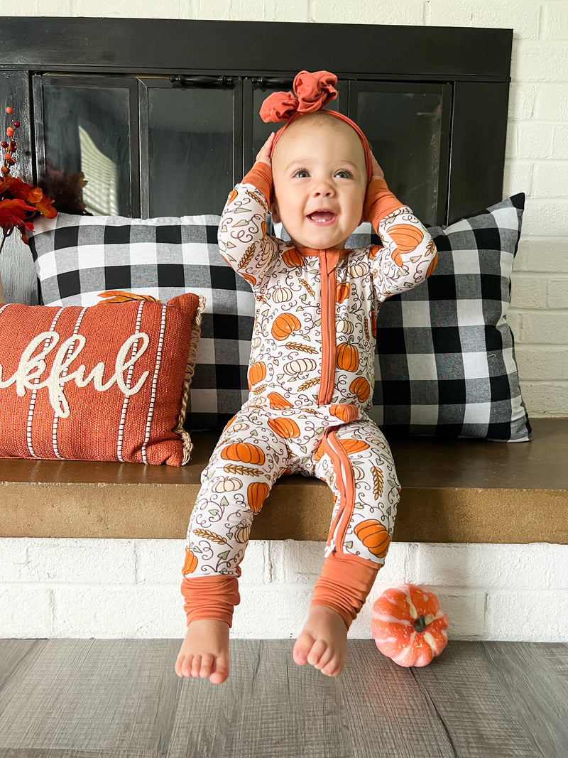 Orange Baby Halloween 2 Way Zip Curated On LTK 48 OFF
