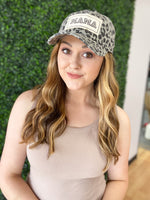 Grey Leopard Mama Hat