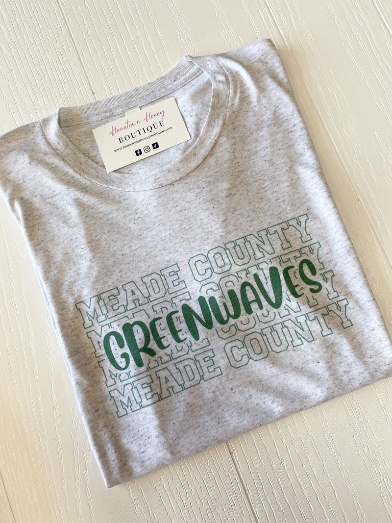 Meade County Greenwaves Short Sleeve Graphic Tee
