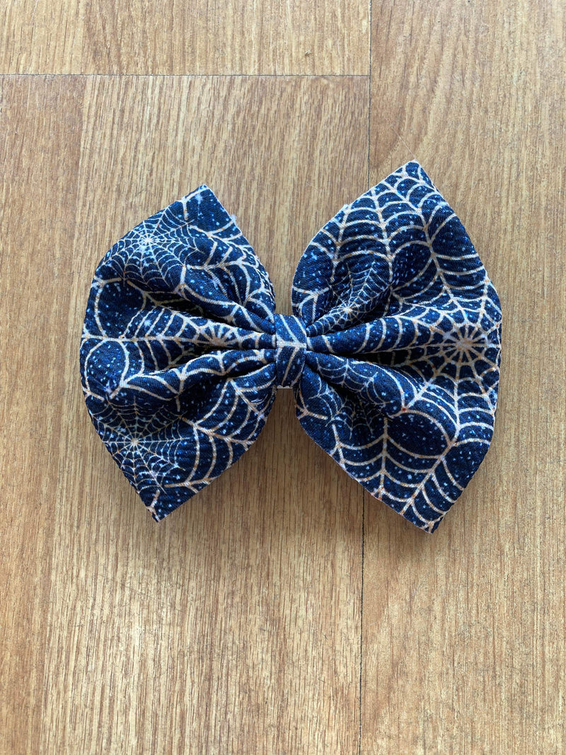 Spider Web Clip-on Nylon Hairbow