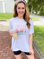 Fueled By Iced Coffee & Anxiety Graphic Tee