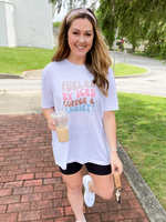 Fueled By Iced Coffee & Anxiety Graphic Tee