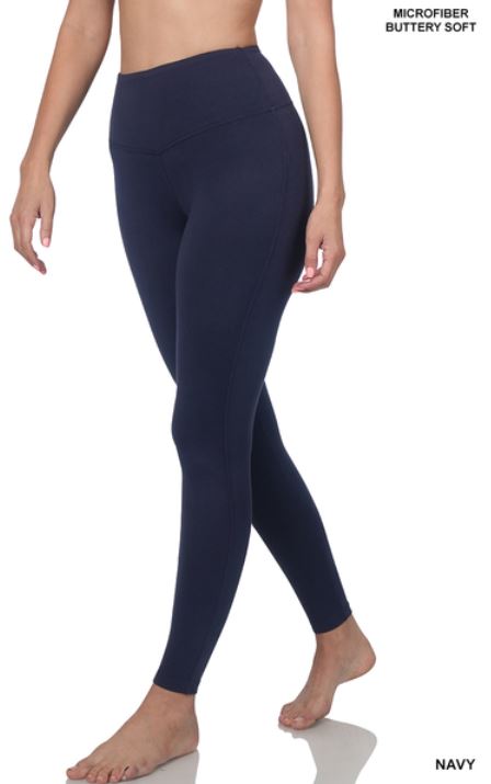 Navy Buttery Soft Leggings