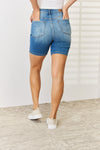 Judy Blue Tummy Control Double Button Bermuda Denim Shorts ONLINE EXCLUSIVE