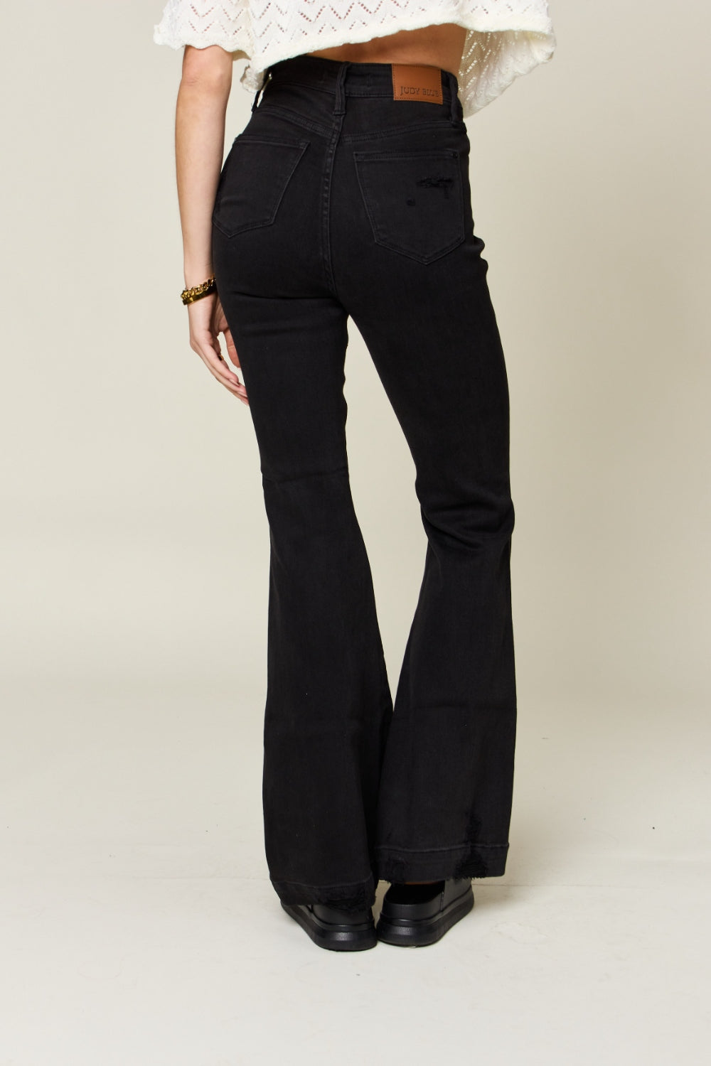Judy Blue High Waist Distressed Flare Jeans ONLINE EXCLUSIVE
