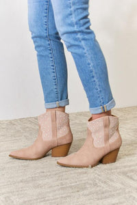 East Lion Corp Rhinestone Ankle Cowgirl Booties ONLINE EXCLUSIVE