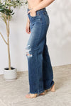 Judy Blue High Waist 90's Distressed Straight Jeans ONLINE EXCLUSIVE