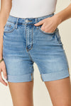 Judy Blue Tummy Control High Waist Denim Shorts ONLINE EXCLUSIVE