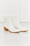 Love the Journey Stacked Heel Chelsea Boot in White ONLINE EXCLUSIVE