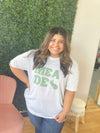 Meade County Shape Speckled Graphic Tee