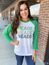 Meade Meade Meade Raglan Graphic Tee