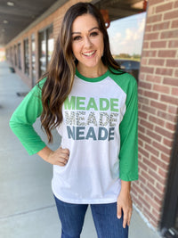 Meade Meade Meade Raglan Graphic Tee