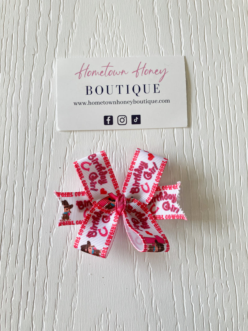 Birthday Girl 3" Bow On Clip