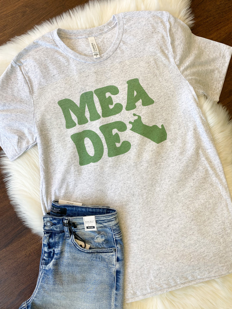 Meade County Shape Speckled Graphic Tee